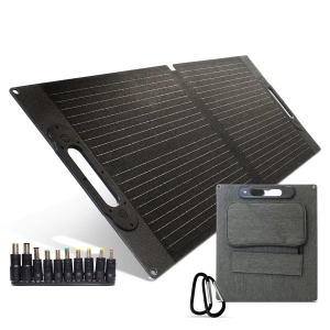 Panel solarny składany 60W 5V/3A Ładowarka  USB-C Quick Charge Laminat ETFE