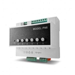 Przekaźnik Elektryczny Sterownik 6 Kanałów 16A 230V Smart Home Zigbee Tuya