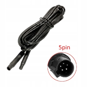 Przedłużacz Kabel Wideo 3m Gniazdo Wtyk 5pin do Kamer Cofania Rejestratorów
