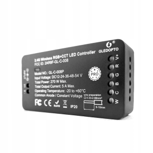 Kontroler LED RGB + CCT Gledopto ZigBee