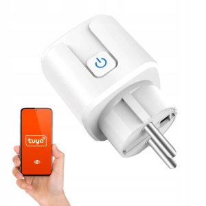 Inteligentne Gniazdko Wtyczka Watomierzem PV 260V 20A 4400W WIFI TUYA