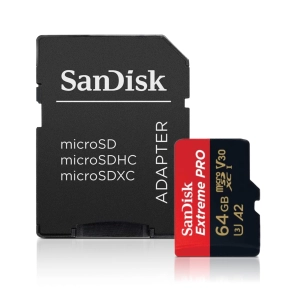 Karta Micro SD SanDisk Extreme Pro 64GB microSDXC U3 A2 UHS-I V30 200mb/s