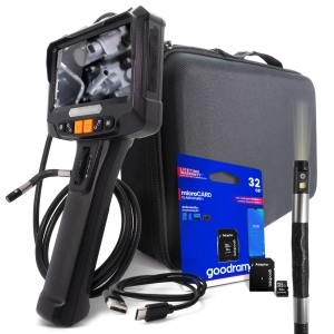 Kamera Inspekcyjna Inskam S10 Endoskop 2 kamery Full HD Kabel 1,5 m SD 32GB