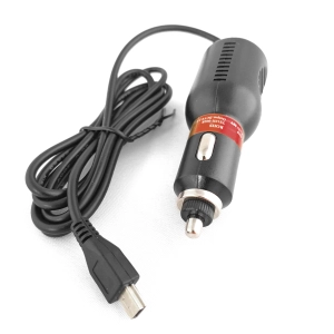 Ładowarka Samochodowa Nawigacja GPS Kamera 5V 1A 24/12V Kabel 3m Mini USB