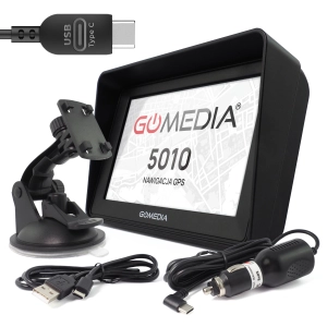Nawigacja Samochodowa TIR GPS GOMEDIA 5010 5" USB-C 16GB ROM 256 GB RAM