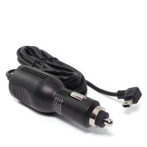 Mocna Ładowarka Samochodowa do Nawigacji GPS Kamery 5V 3A Kabel 3m Mini USB