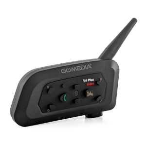 Interkom Motocyklowy GOMEDIA V6 Pro Plus na 1 Kask USB-C Bluetooth 800m EUC