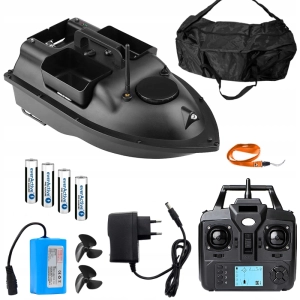 Łódka Zanętowa Flytec V010 RC GPS 3 Podajniki 2000g 500m Pilot Torba GRATIS