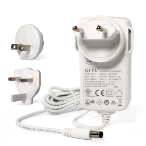 Zasilacz Sieciowy 24V 1.5A  36W Złącze DC Wymienne Adaptery