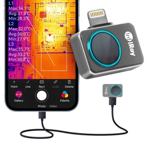 Kamera Termowizyjna Pirometr InfiRay P2 PRO Aplikacja Apple iOS Lighting
