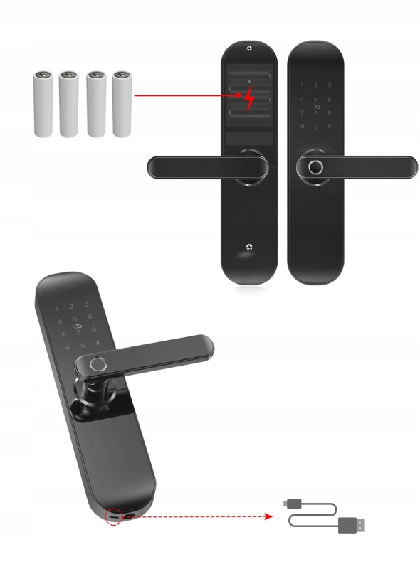 INTELIGENTNA KLAMKA NA ODCISK PALCA TUYA WIFI NFC Cechy dodatkowe łącz.jpg